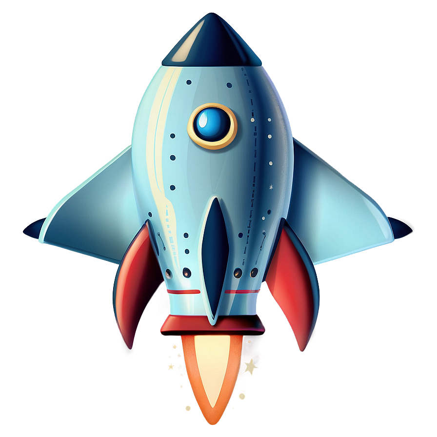 Vintage Rocketship Png Gvc PNG