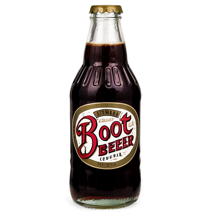 Vintage Root Beer Bottle Png 06132024 PNG