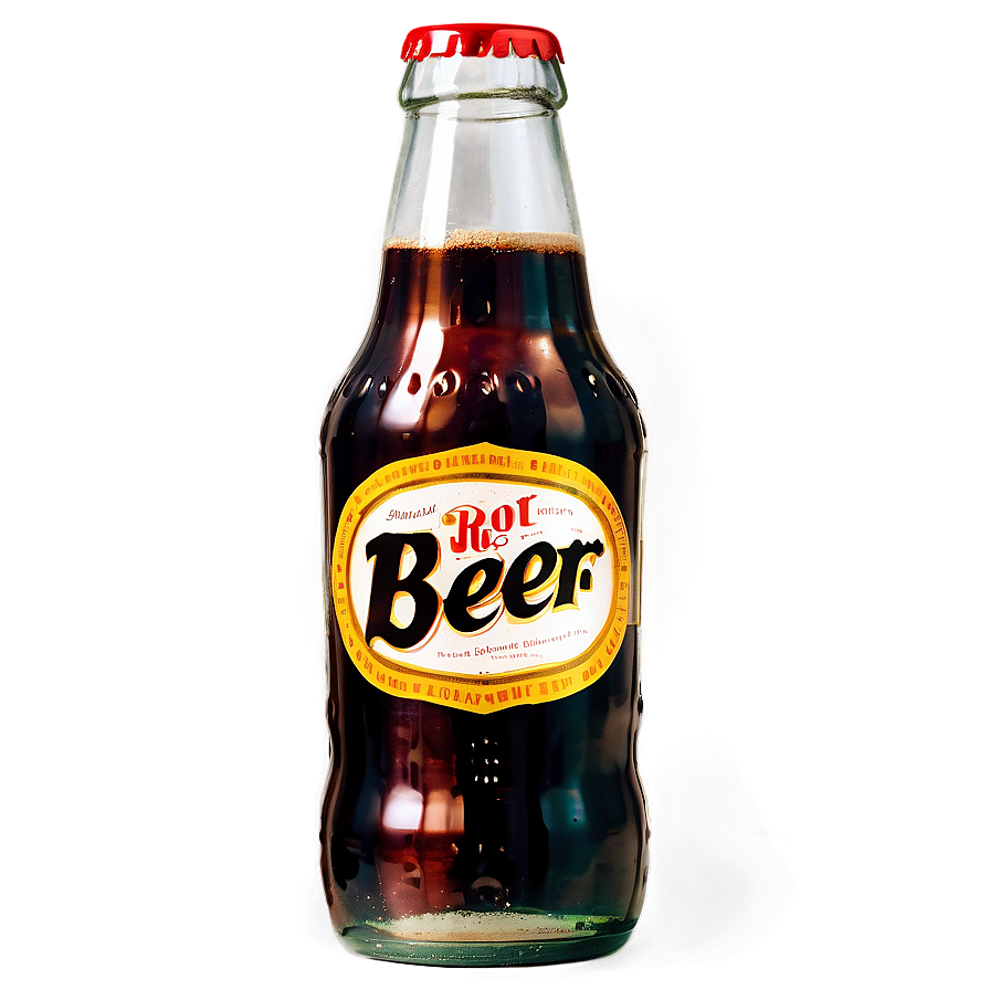 Vintage Root Beer Bottle Png Kgj62 PNG