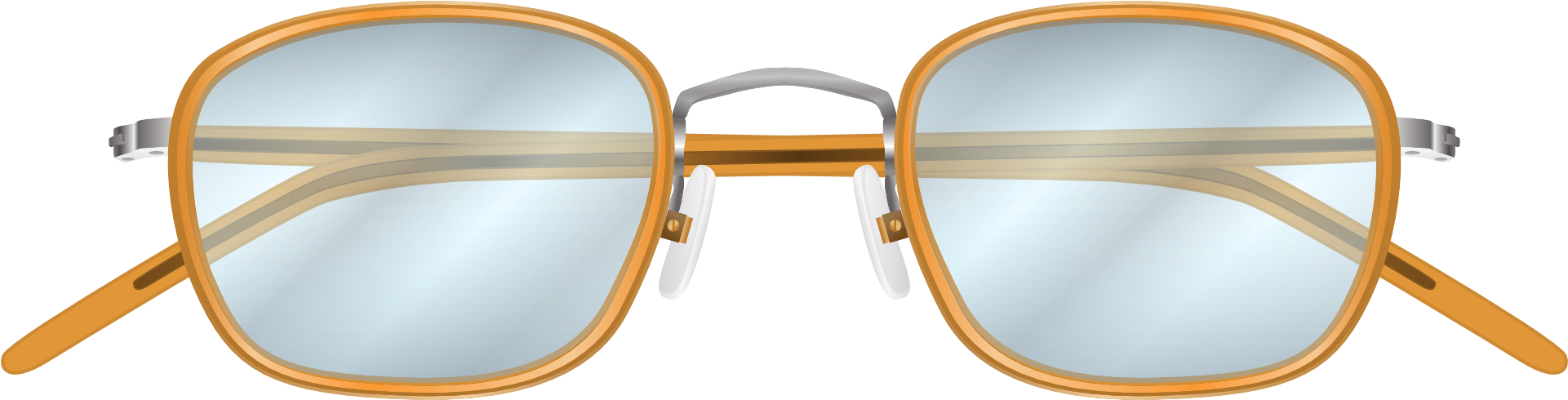 Vintage Round Eyeglasses Transparent Background PNG