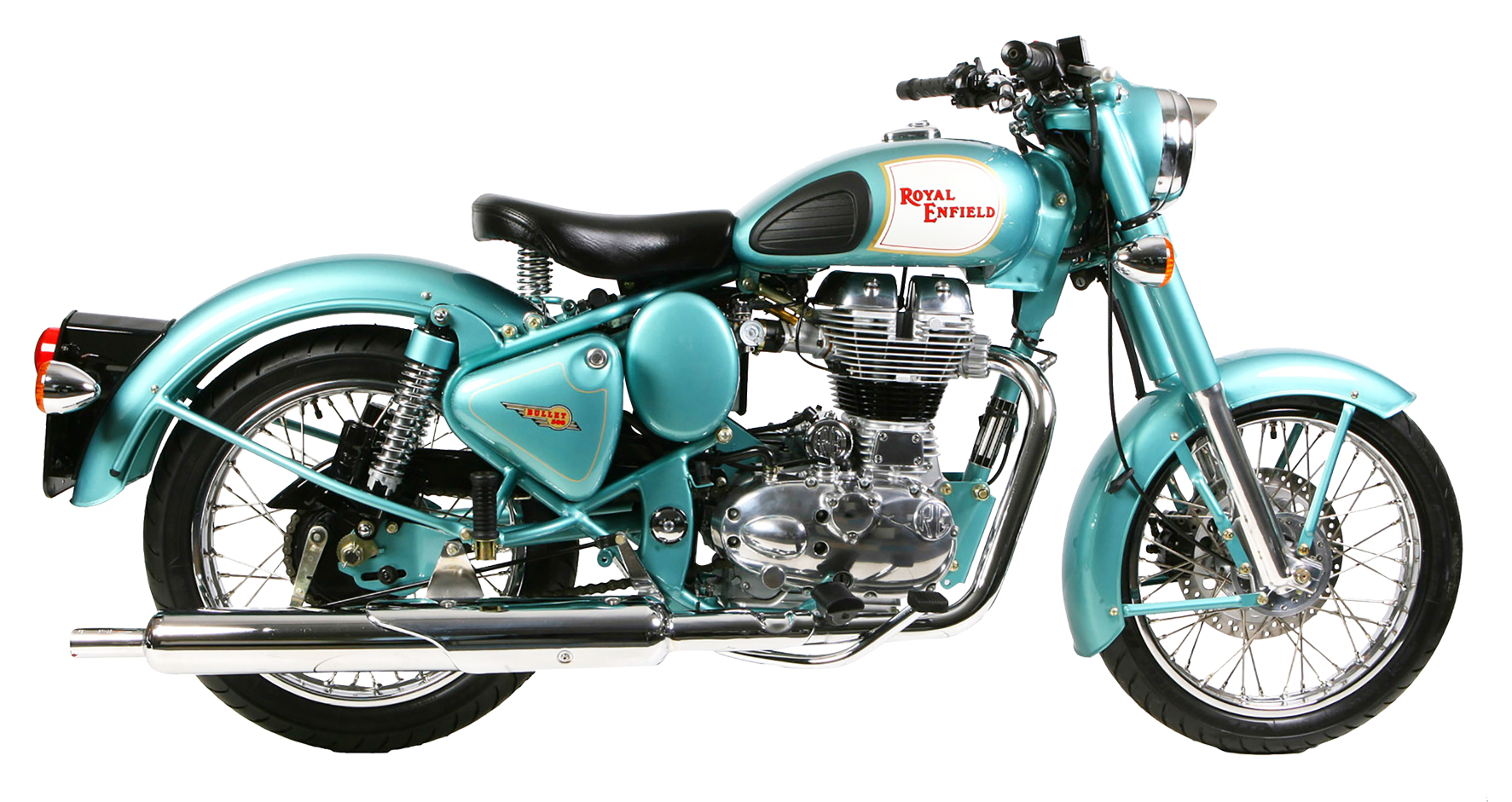 Vintage Royal Enfield Motorcycle PNG