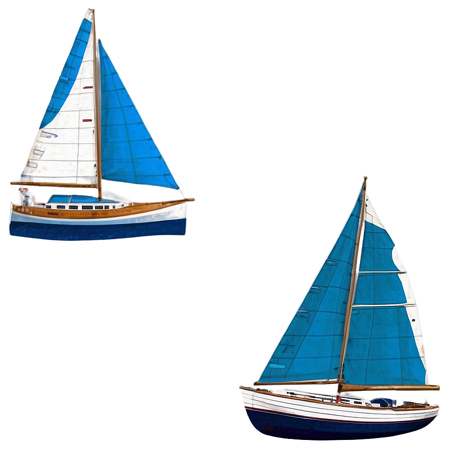 Vintage Sailboat Design Png 05242024 PNG