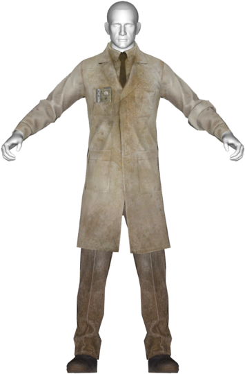 Vintage Scientist Mannequin PNG