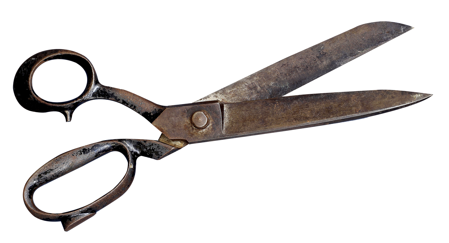 Vintage Scissors Isolated PNG