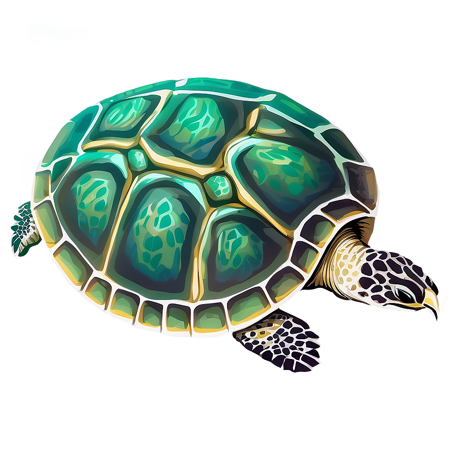 Vintage Sea Turtle Illustration Png Nwo93 PNG