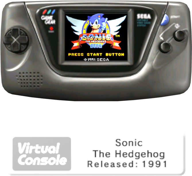 Download Vintage Sega Game Gear Sonic The Hedgehog | Wallpapers.com