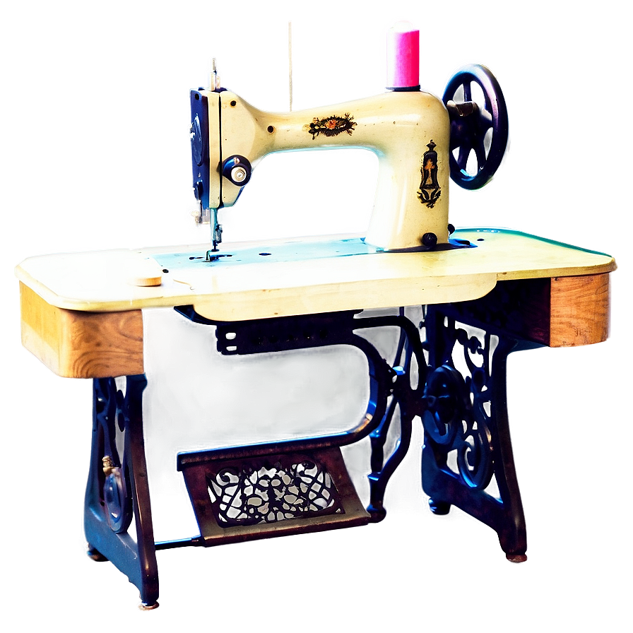 Vintage Sewing Machine Png Slv7 PNG