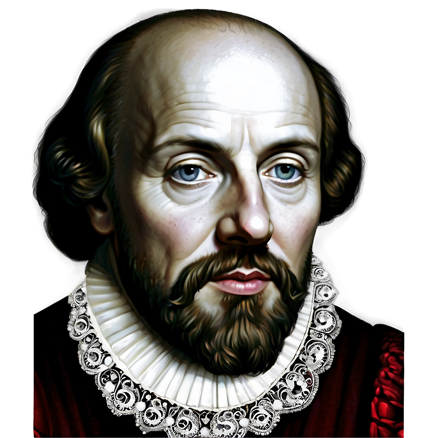 Vintage Shakespeare Portrait Png 98 PNG