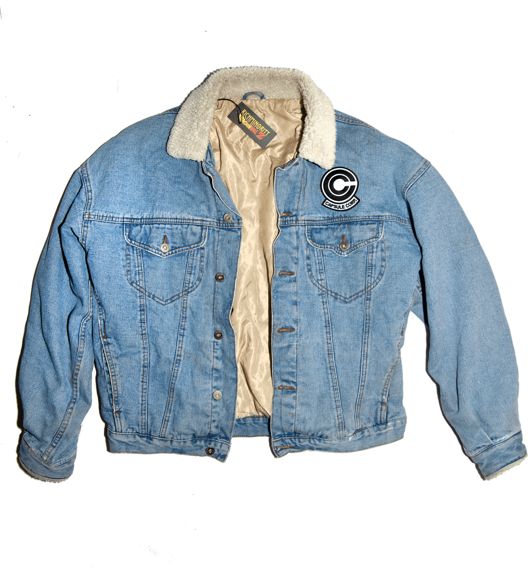 Download Vintage Sherpa Lined Denim Jacket | Wallpapers.com