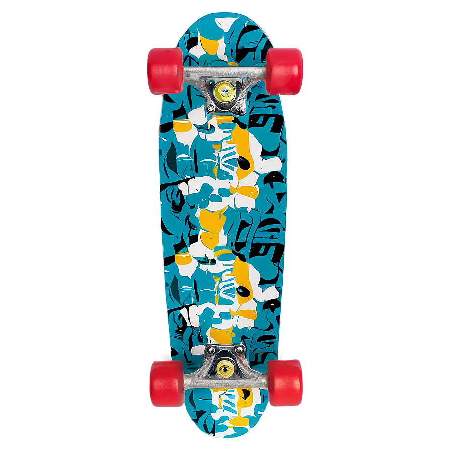 Vintage Skateboard Png 06242024 PNG