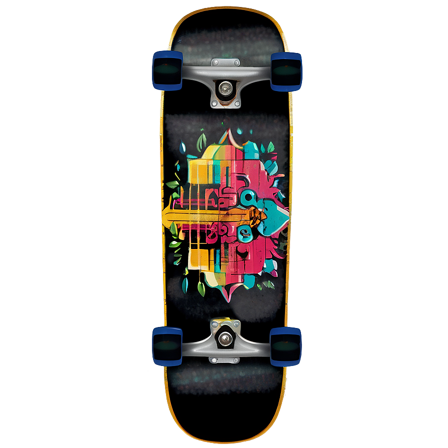 Vintage Skateboard Png Pwa5 PNG