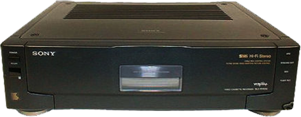 Vintage Sony V H S Player PNG