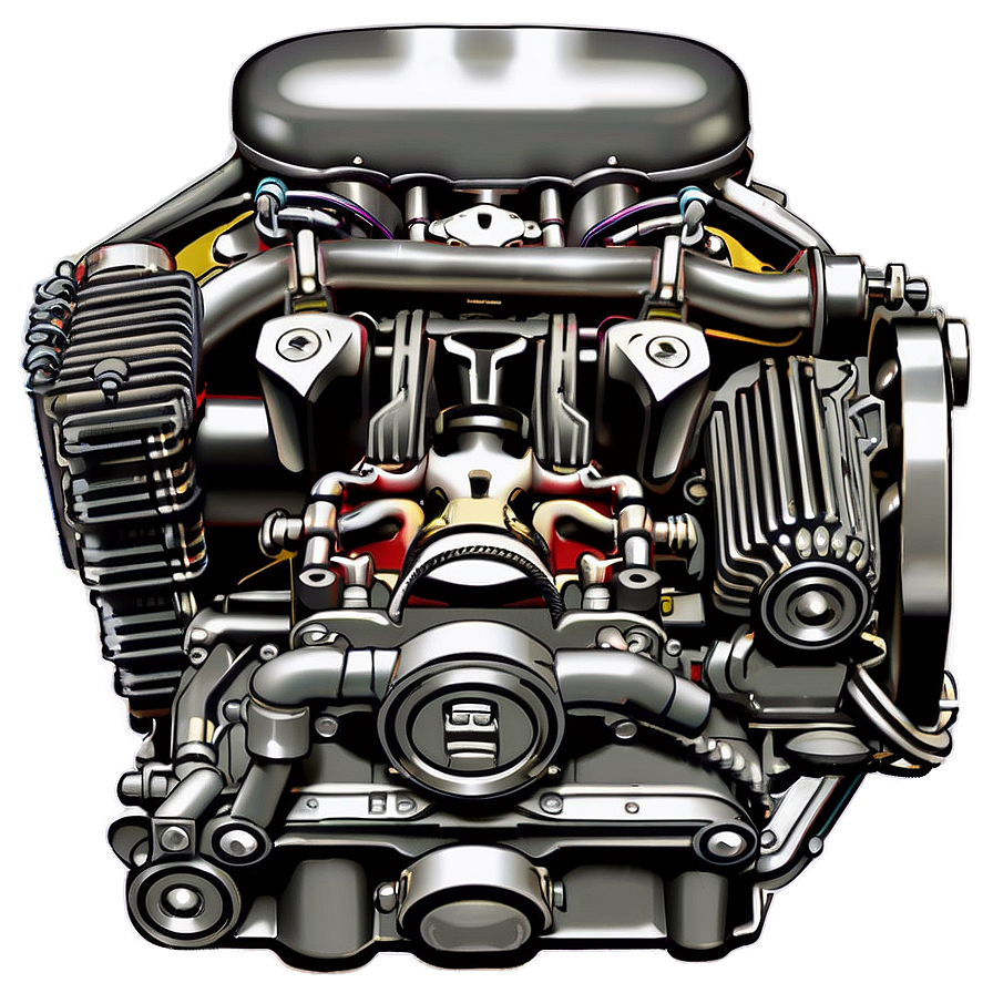 Vintage Sports Car Engine Operation Png 95 PNG