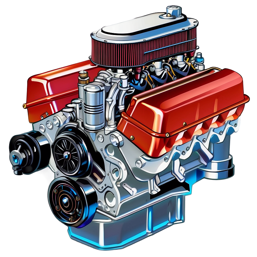 Vintage Sports Car Engine Operation Png Hpp92 PNG