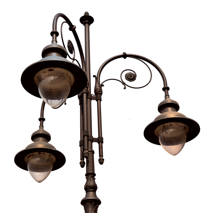 Vintage Street Lamp Design PNG
