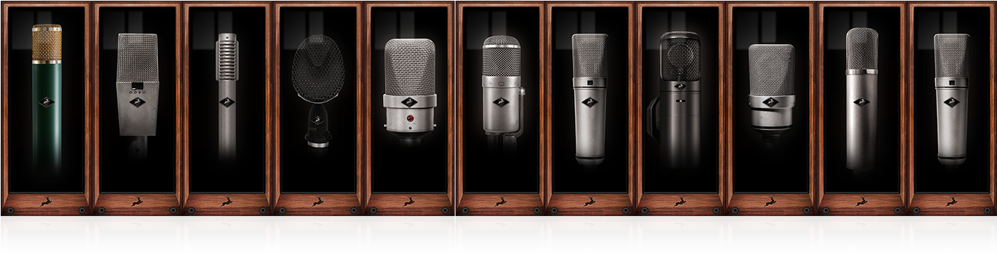 Vintage Studio Microphones Collection PNG
