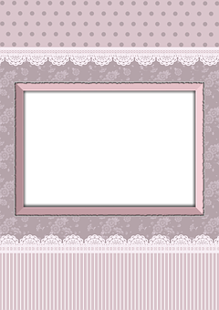 Vintage Style Empty Frame PNG