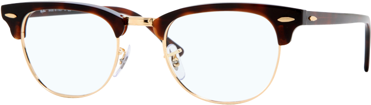 Vintage Style Tortoiseshell Eyeglasses PNG