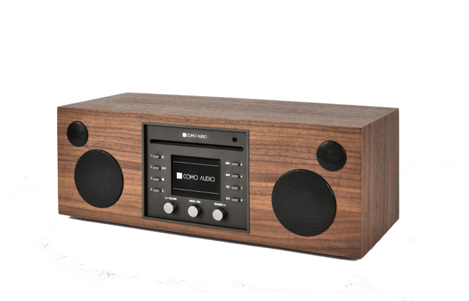 Vintage Style Wooden Radio Speaker PNG