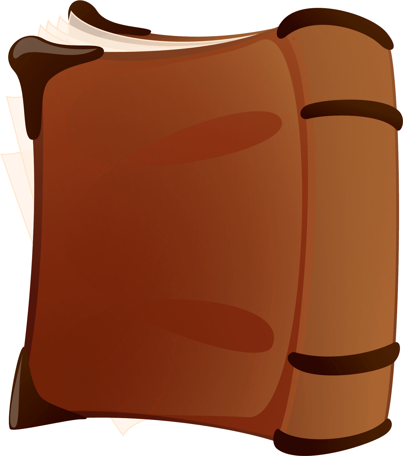 Vintage Styled Book Cartoon PNG