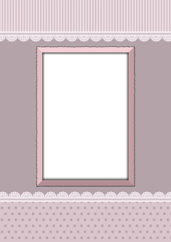 Vintage Styled Empty Frame PNG