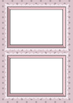 Vintage Styled Empty Frames PNG