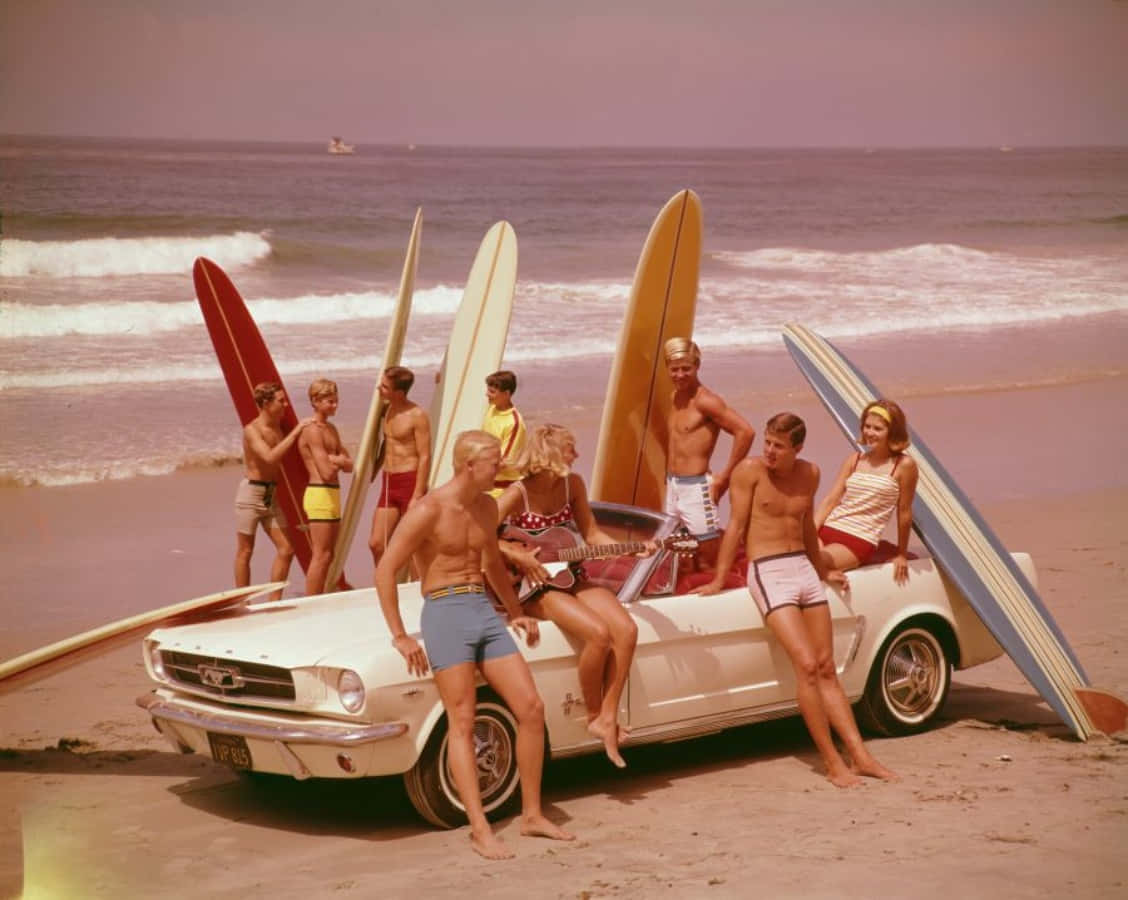 Vintage Surf 1128 X 900 Wallpaper