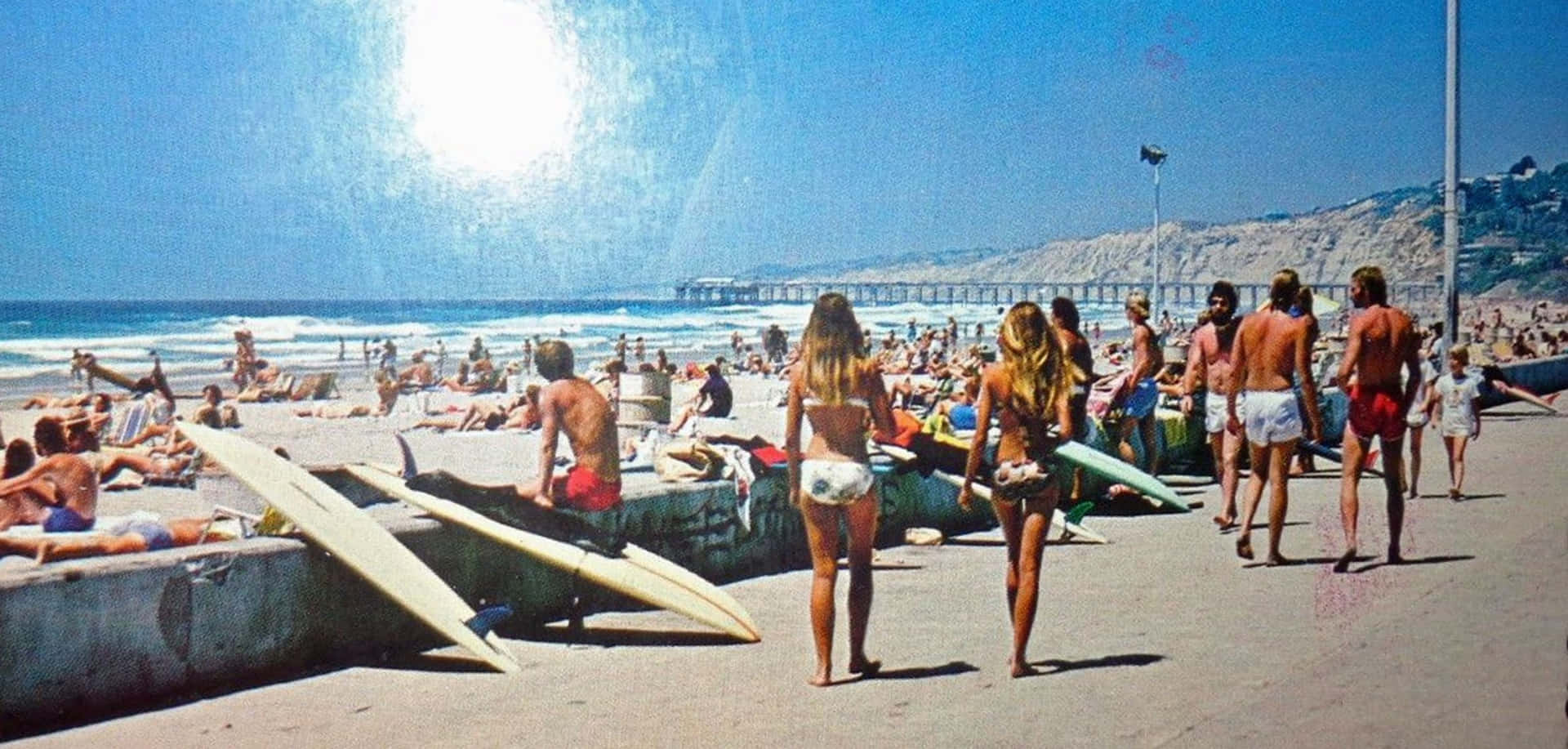 Vintage Surf 2093 X 1000 Wallpaper