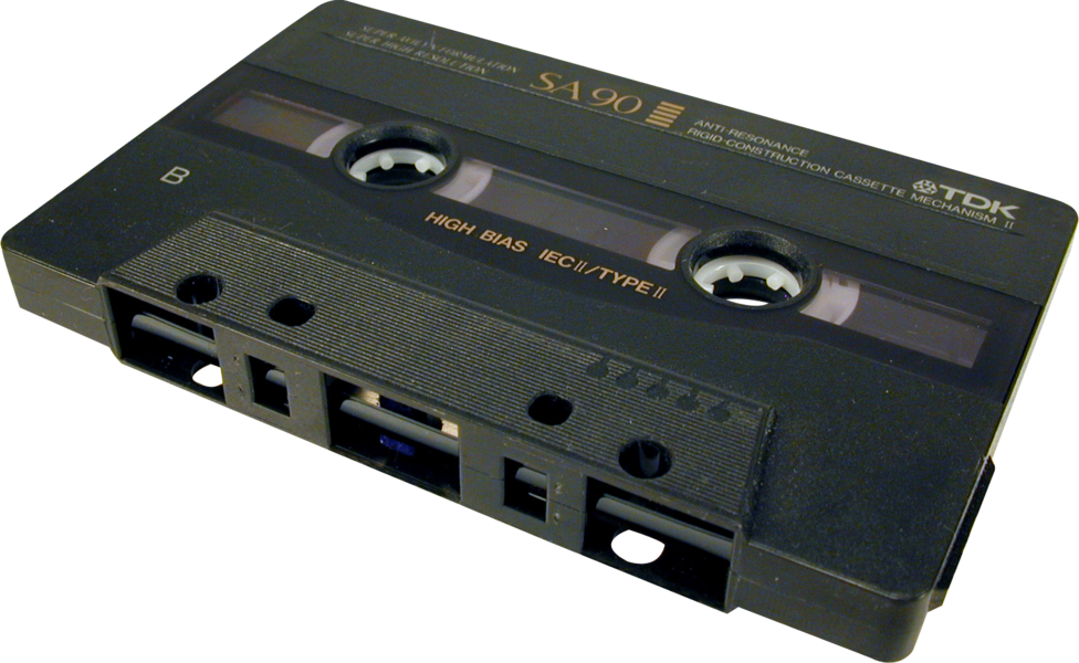 Vintage T D K S A90 Cassette Tape PNG