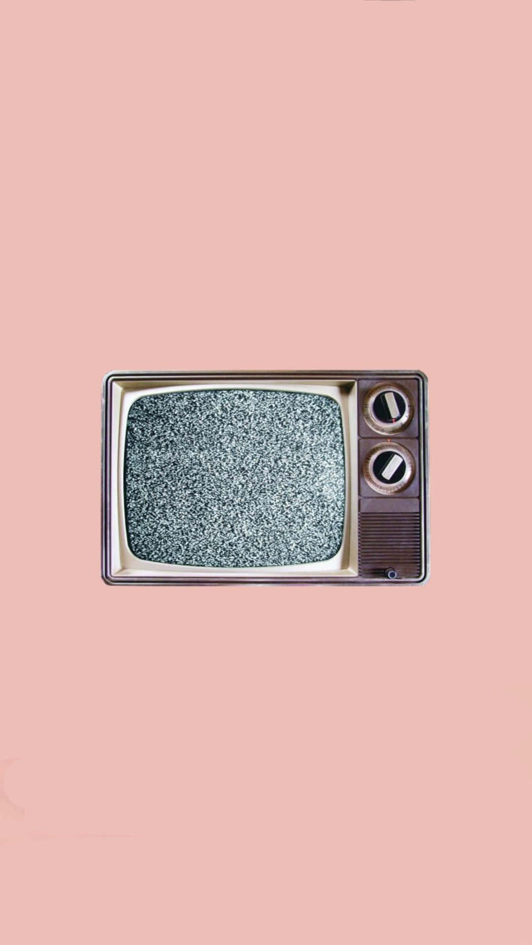 Tampilan Statis Tv Vintage Wallpaper