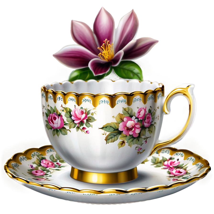 Download Vintage Tea Party Png 05242024 