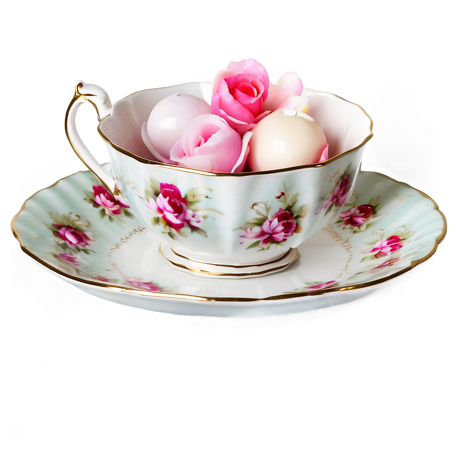 Vintage Tea Party Png Dtv PNG