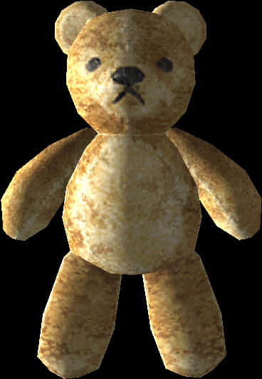 Vintage Teddy Bear Isolated PNG