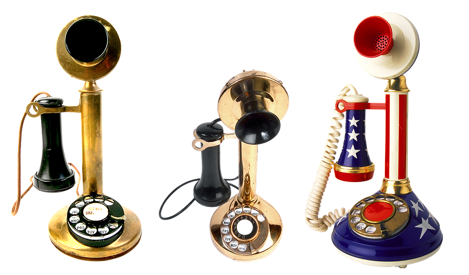 Vintage Telephone Collection PNG