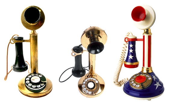 Vintage Telephone Collection PNG