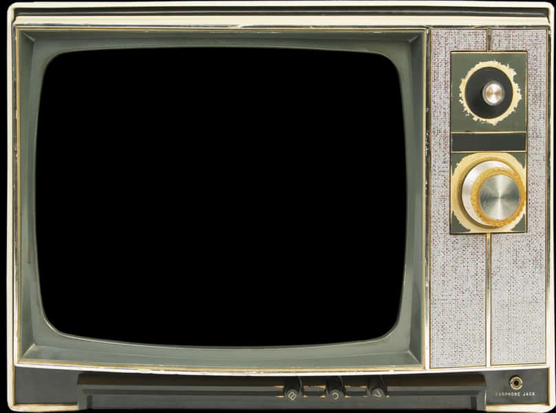 Vintage Television Classic Design PNG