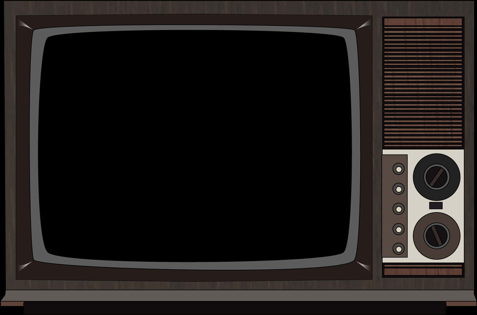 Download Vintage Television Classic Design | Wallpapers.com