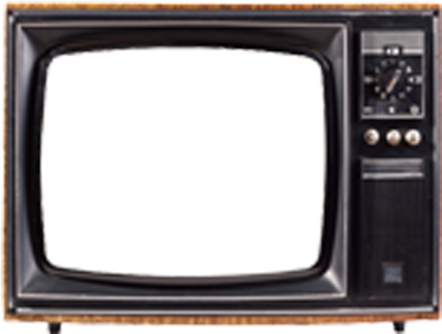 Vintage Television Classic Design.png PNG