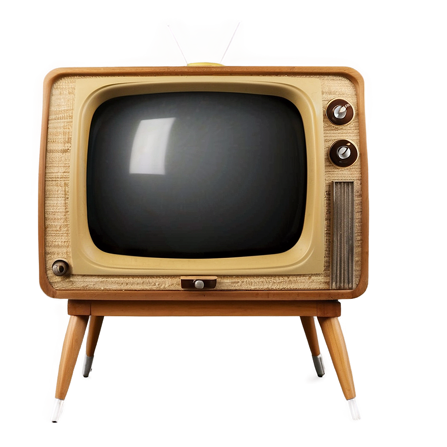 Download Vintage Television Front View Png 26 | Wallpapers.com