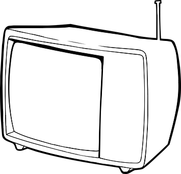 Vintage Television Icon PNG