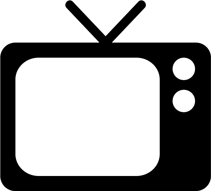 Vintage Television Icon PNG