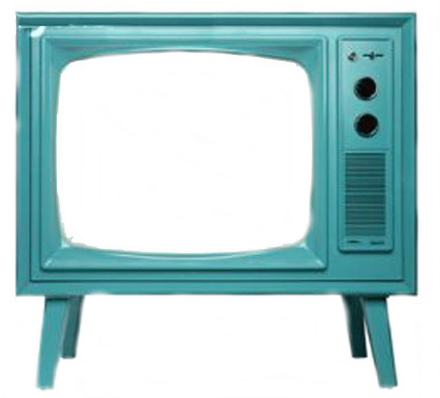 Vintage Television Illustration PNG