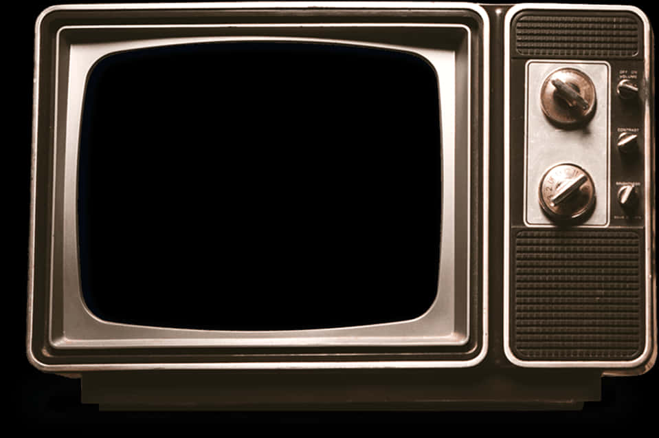 Download Vintage Television Sepia Tone | Wallpapers.com