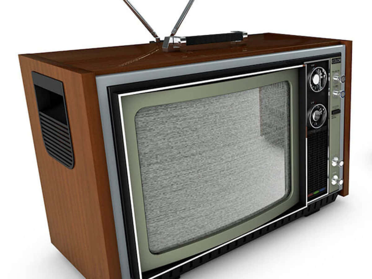 Vintage Television Static Screen Wallpaper