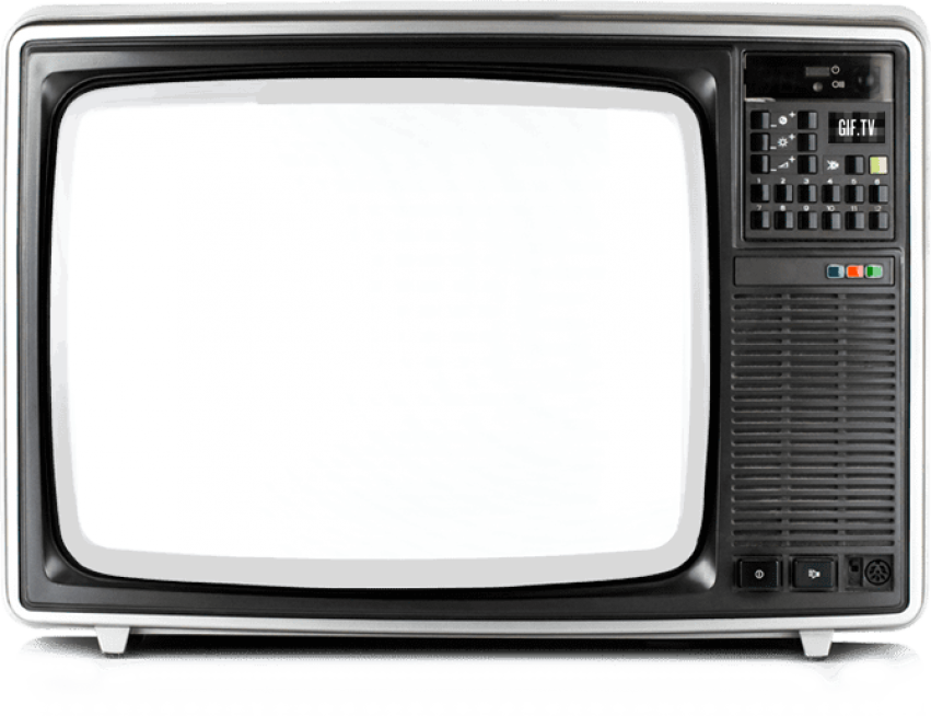 Vintage Television Static Screen PNG