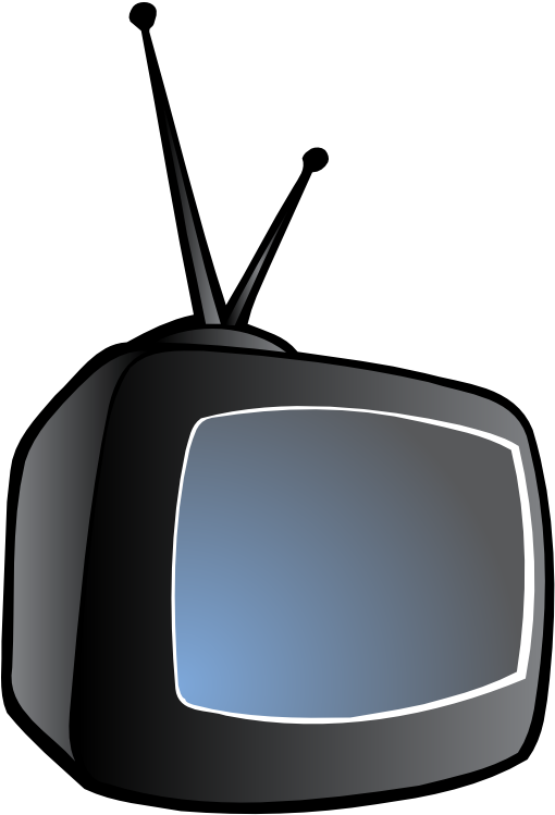 Vintage Television Vector Illustration PNG