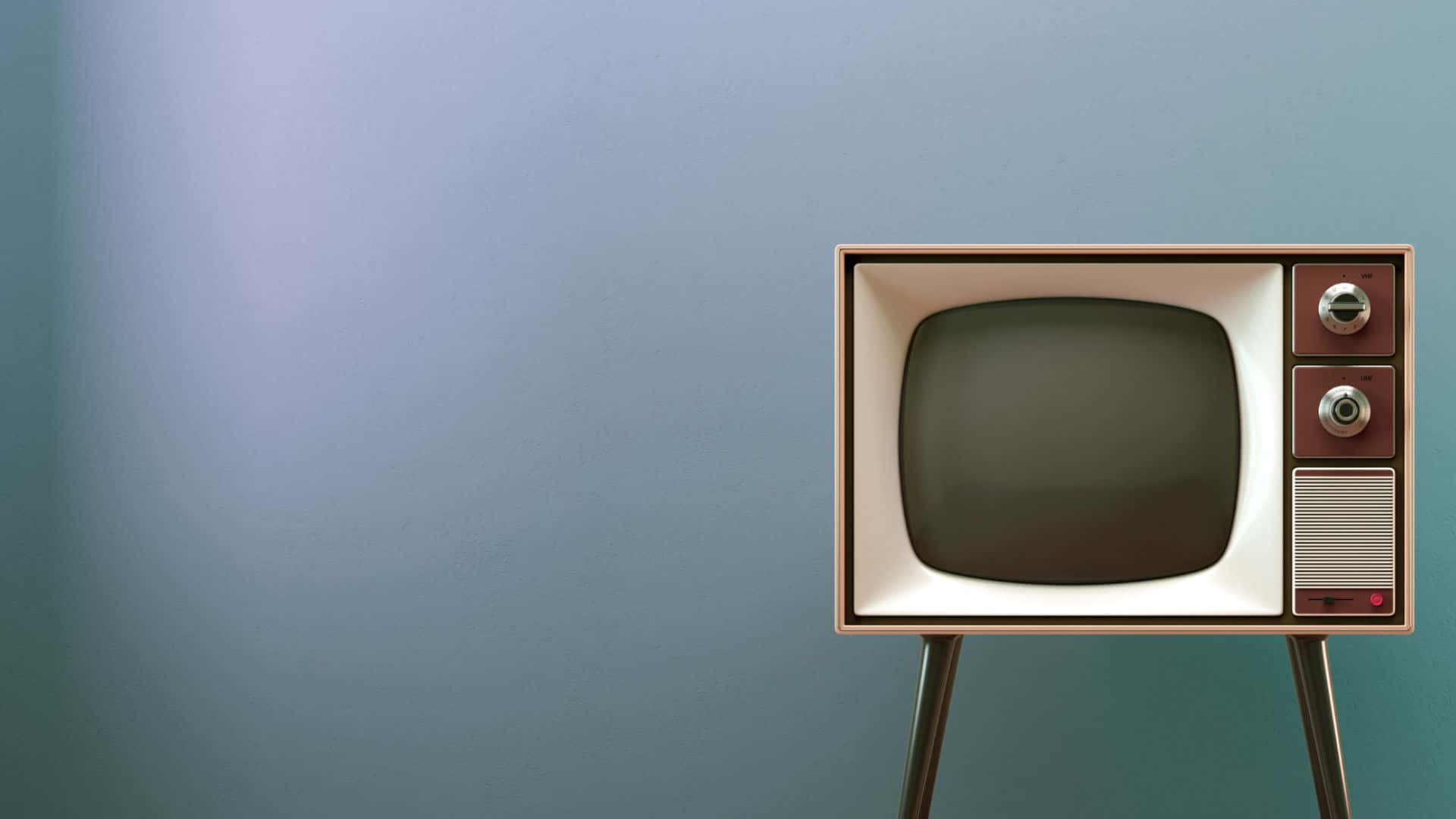 Vintage Televisionon Stand Wallpaper