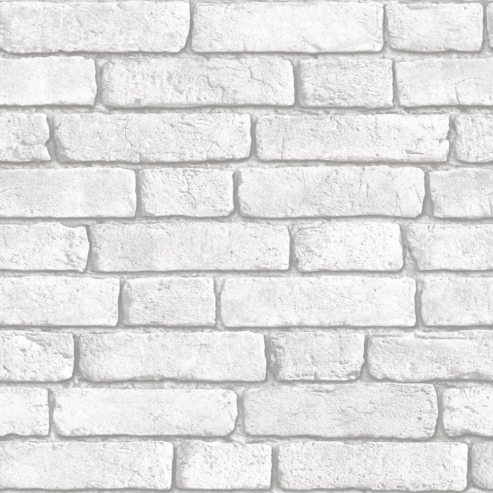 Muro Di Mattoni Bianco Strutturato Dell'annata Sfondo