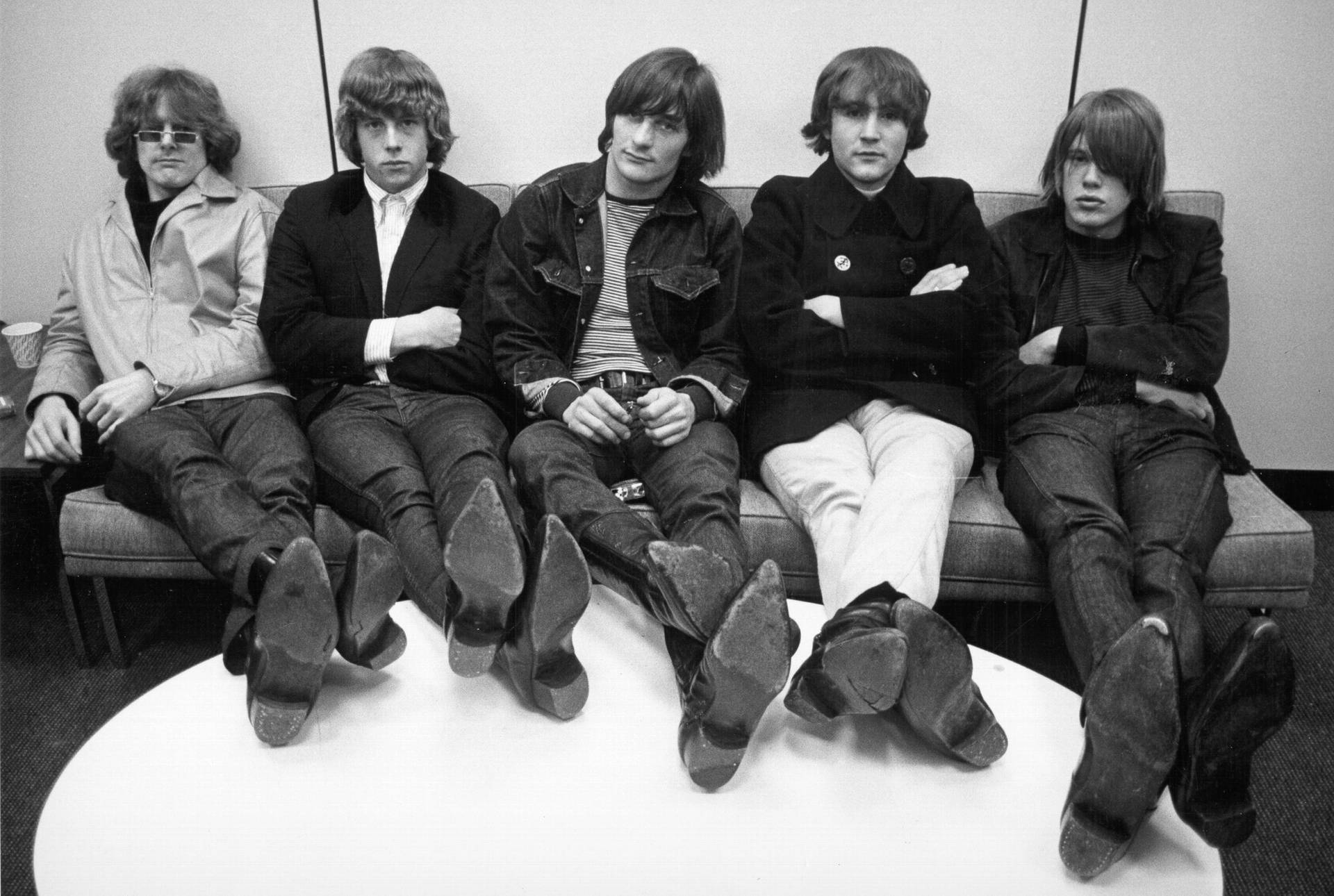 Vintage The Byrds Band 60s Wallpaper