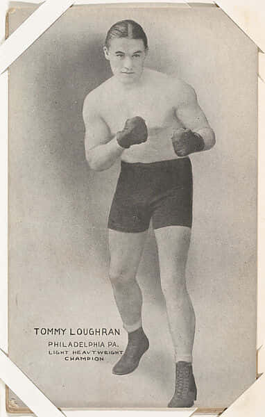 Vintage Tommy Loughran Photograph Wallpaper